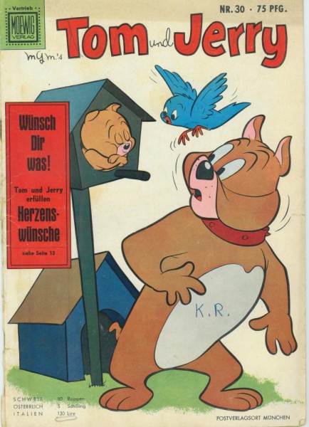 Tom und Jerry 30 (Z2-3, Sz), Moewig