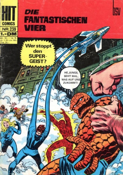 Hit Comics 239 - Die Fantastischen Vier (Z2), bsv