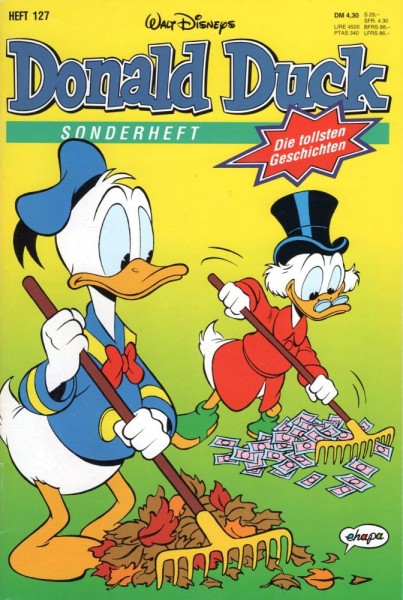 Die tollsten Geschichten von Donald Duck Sonderheft 127 (Z1), Ehapa