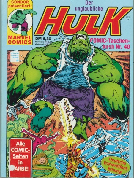 Der unglaubliche Hulk Taschenbuch 40 (Z1), Condor