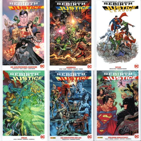 Justice League Rebirth Paperback (limitierte Ausgabe) 1-6 (Z0), Panini