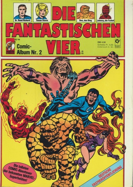 Die Fantastischen Vier Comic Album 2 (Z1-), Condor