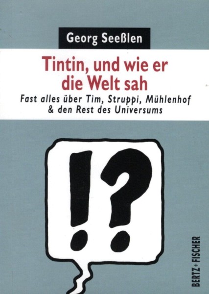 Tintin, und wie er die Welt sah (Z0), Bertz+Fischer