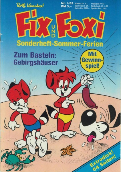 Fix und Foxi Ferien-Sonderheft 1983 1 (Z0-1), Pabel