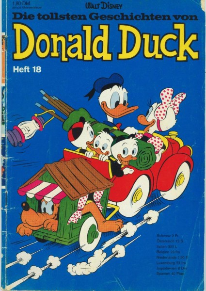 Die tollsten Geschichten von Donald Duck Sonderheft 18 (Z2-), Ehapa