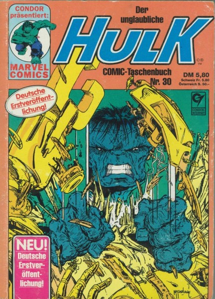 Der unglaubliche Hulk Taschenbuch 30 (Z1), Condor