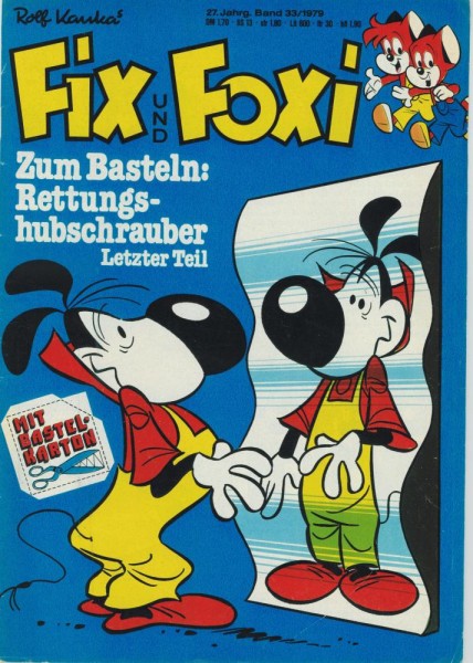 Fix und Foxi 27. Jg. 33 (Z1-2), Pabel