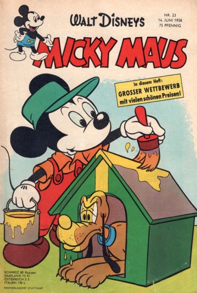 Micky Maus 1958/ 23 (Z2), Ehapa