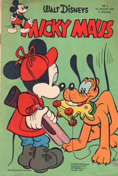 Micky Maus 1958/ 2 (Z1-2/2), Ehapa