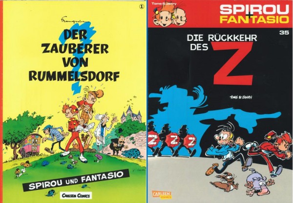 Spirou und Fantasio 1-35 (Z1-), Carlsen