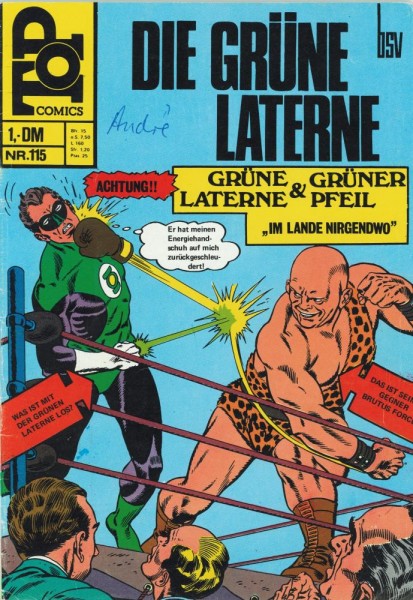 Top Comics - Die Grüne Laterne 115 (Z1-2, SZ), bsv