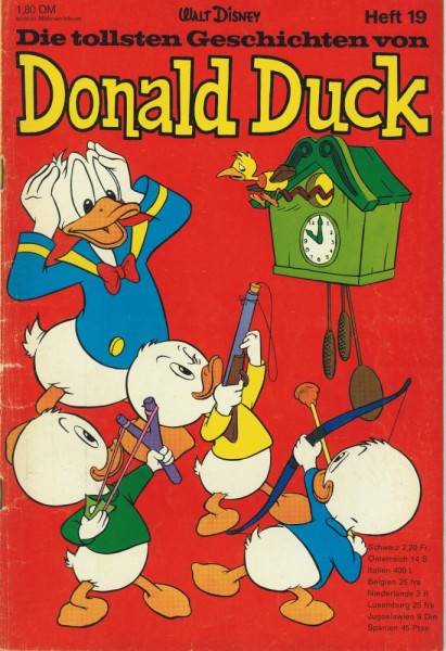 Die tollsten Geschichten von Donald Duck Sonderheft 19 (Z2-), Ehapa