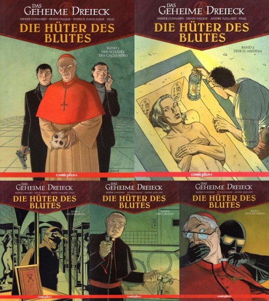 Das geheime Dreieck, Die Hüter des Blutes 1-5 (Z0, 1. Aufl.), Comicplus