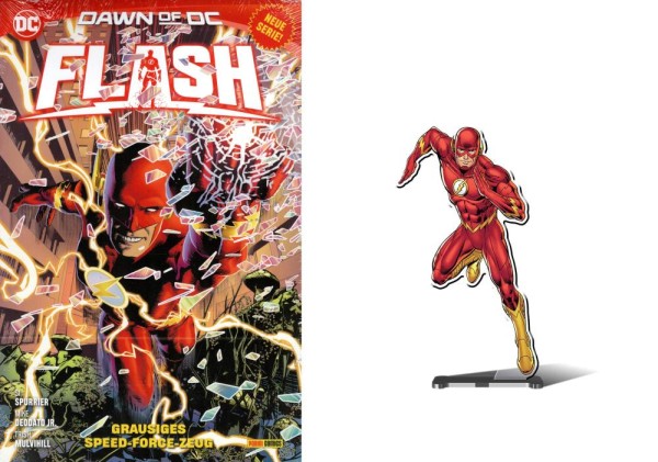 Flash Dawn of DC 1 mit Acryl-Figur, Panini