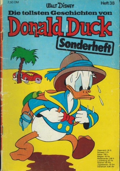 Die tollsten Geschichten von Donald Duck Sonderheft 38/1974 (Z2-), Ehapa