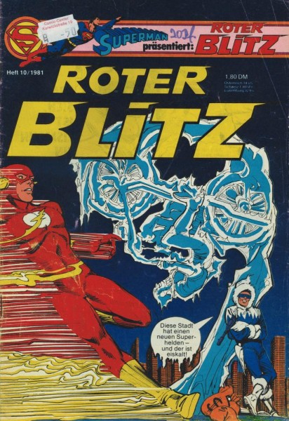 Roter Blitz 1981/ 10 (Z1-, Sm, Sz), Ehapa