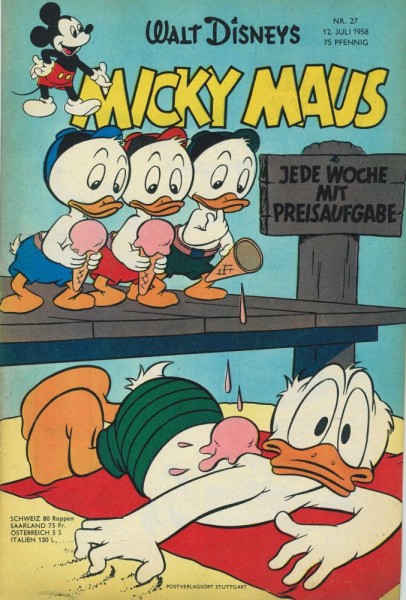 Micky Maus 1958/ 27 (Z1-2), Ehapa