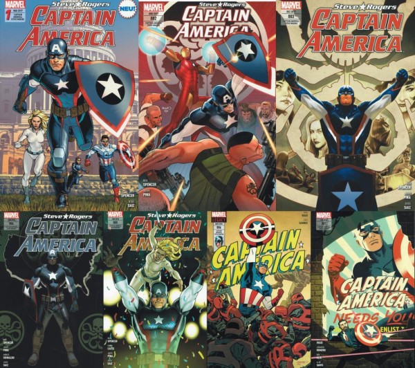 Captain America - Steve Rogers 1-7 (Z0), Panini