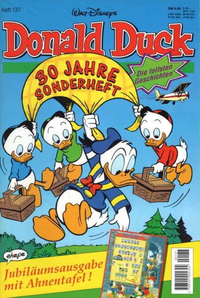 Die tollsten Geschichten von Donald Duck Sonderheft 137 (Z1), Ehapa