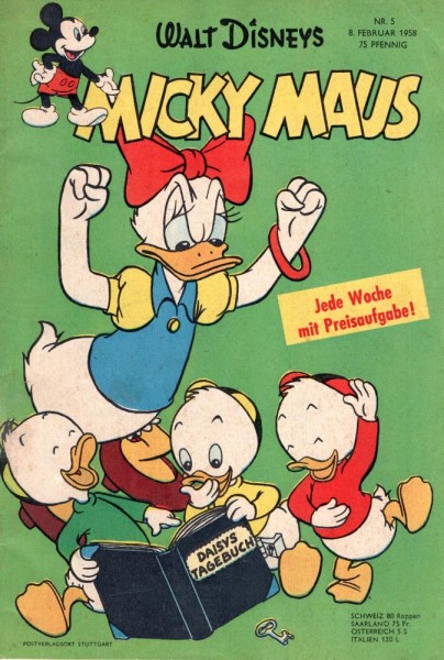 Micky Maus 1958/ 5 (Z1), Ehapa