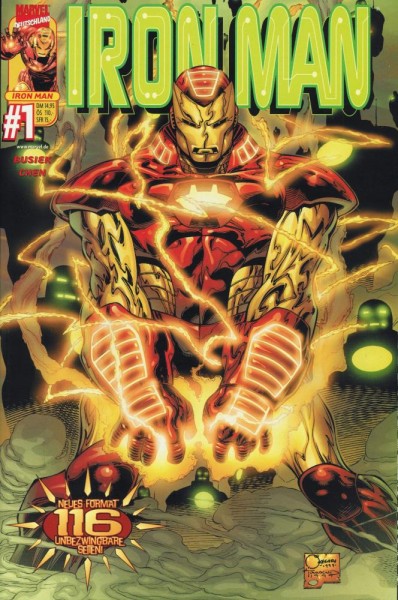 Iron Man (2001-2002) 1-10, 12 (Z0), Panini