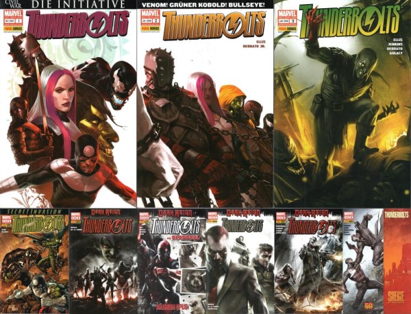 Thunderbolts (2007-2011) 1-9 (Z0), Panini