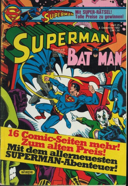 Superman 1982/ 25 (Z1-), Ehapa