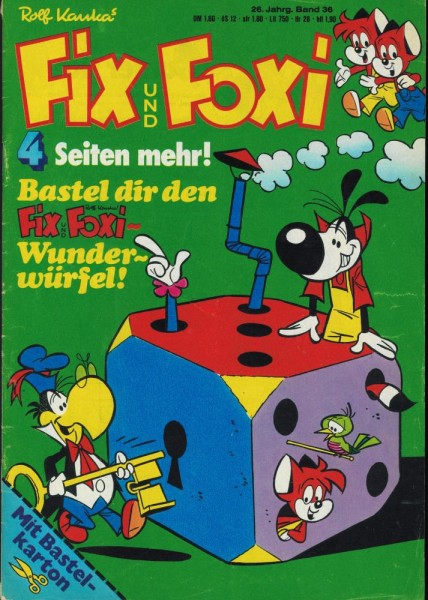 Fix und Foxi 26. Jg. 36 (Z1), Pabel