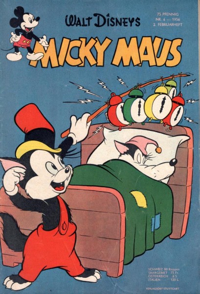 Micky Maus 1956/ 4 (Z1-2), Ehapa