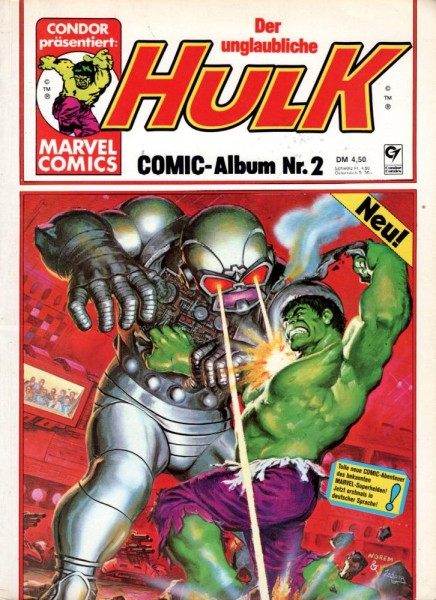 Der unglaubliche Hulk - Comic-Album 2 (Z1-2), Condor