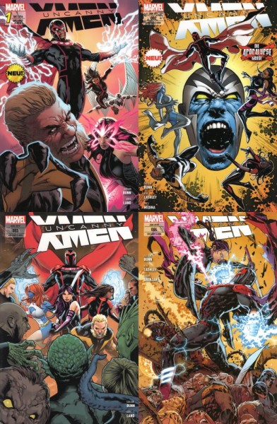 Uncanny X-Men (All New 2016) 1-4 (Z1), Panini