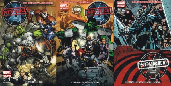 Marvel Now - Secret Avengers 1-3 (2015) (Z0-1), Panini