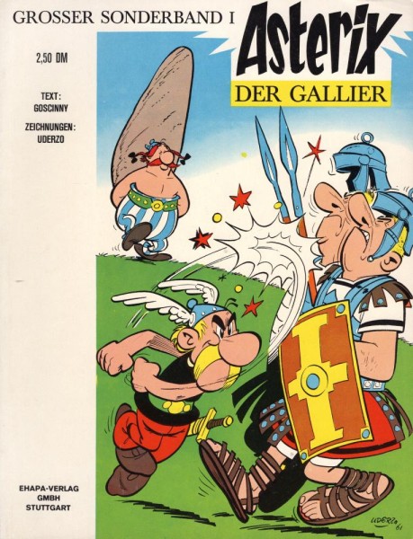 Asterix 1 (Z1, 2. Auflage), Ehapa