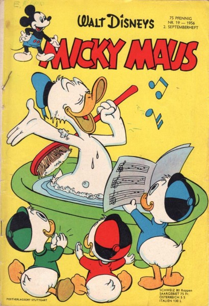 Micky Maus 1956/ 19 (Z2, Sz), Ehapa