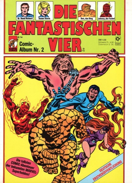 Die Fantastischen Vier Comic Album 2 (Z1), Condor