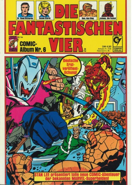 Die Fantastischen Vier Comic Album 6 (Z1), Condor