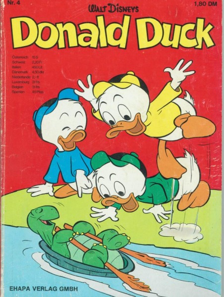 Donald Duck Taschenbuch 4 (Z1-), Ehapa