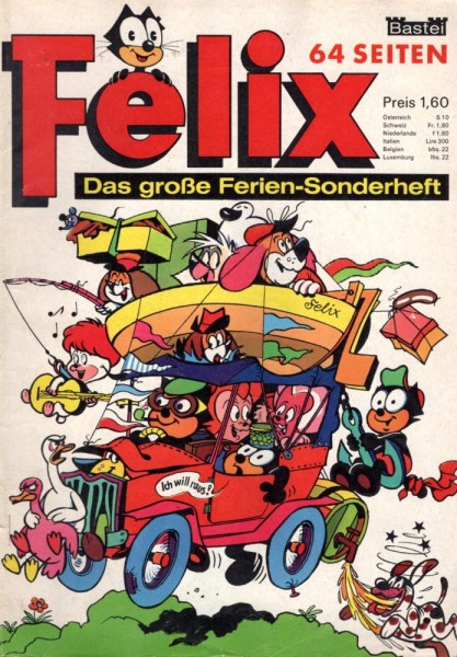 Felix Ferien - Sonderheft 1967 (Z1-2), Bastei