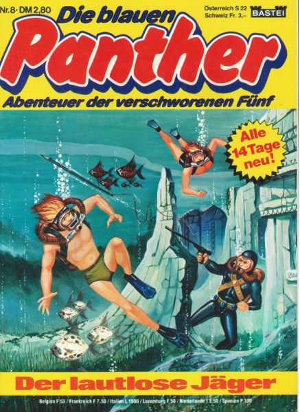 Die blauen Panther 8 (Z0-1), Bastei