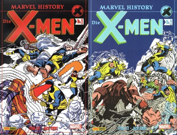 Marvel History Die X-Men 1+2 (Z0), Panini