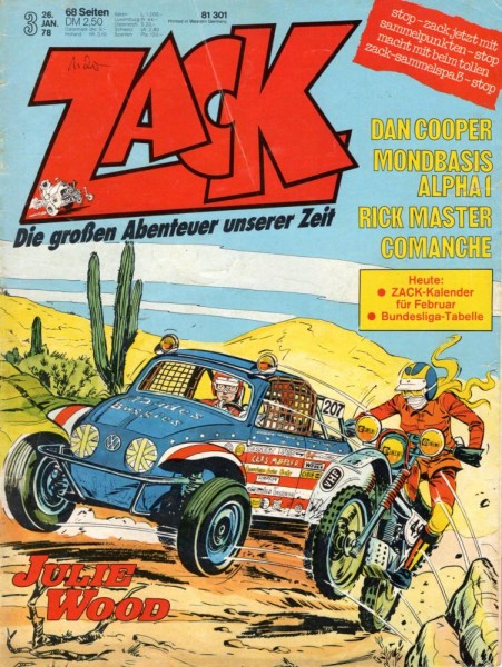 Zack 1978/ 3 (Z1-2, Sz), Koralle