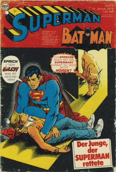 Superman 1974/ 2 (Z3, Sz, Sm), Ehapa