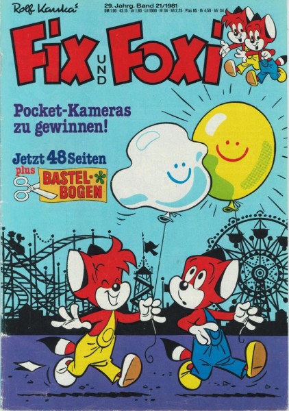 Fix und Foxi 29. Jg. 21 (Z1-2), Pabel