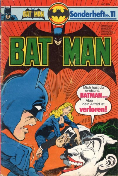 Batman Sonderheft 11 (Z2-, Sm), Ehapa