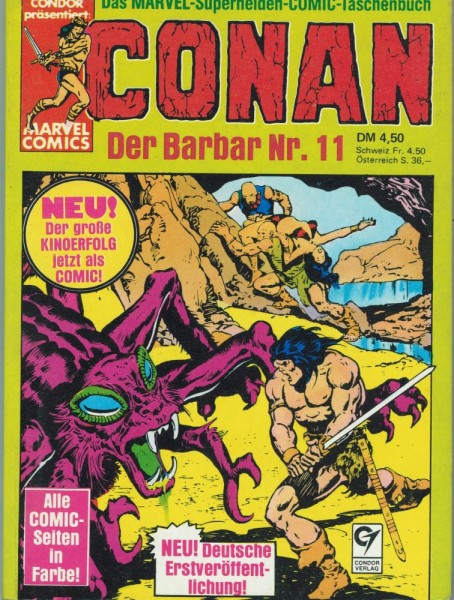 Conan der Barbar Taschenbuch 11 (Z1), Condor