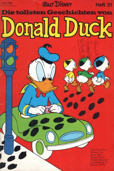 Die tollsten Geschichten von Donald Duck Sonderheft 31 (Z1-, Sz), Ehapa