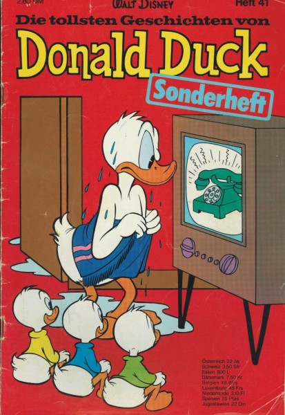 Die tollsten Geschichten von Donald Duck Sonderheft 41/1975 (Z1-), Ehapa