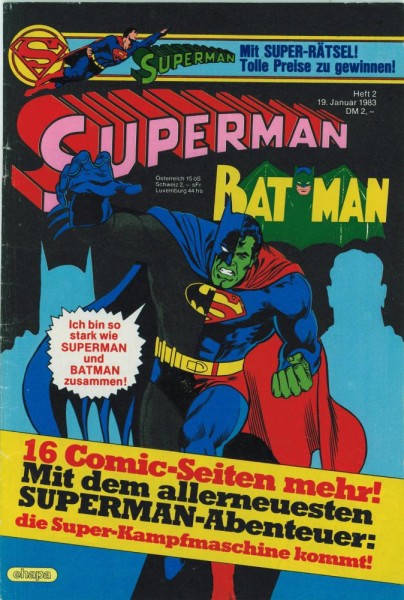 Superman 1983/ 2 (Z1-), Ehapa