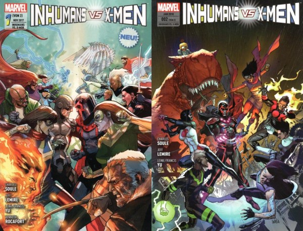 Inhumans vs. X-Men 1+2 (Z0), Panini