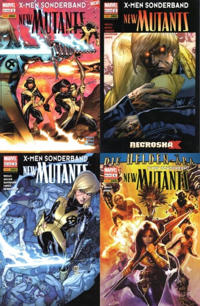 X-Men Sonderband New Mutants 1-4 (Z0), Panini